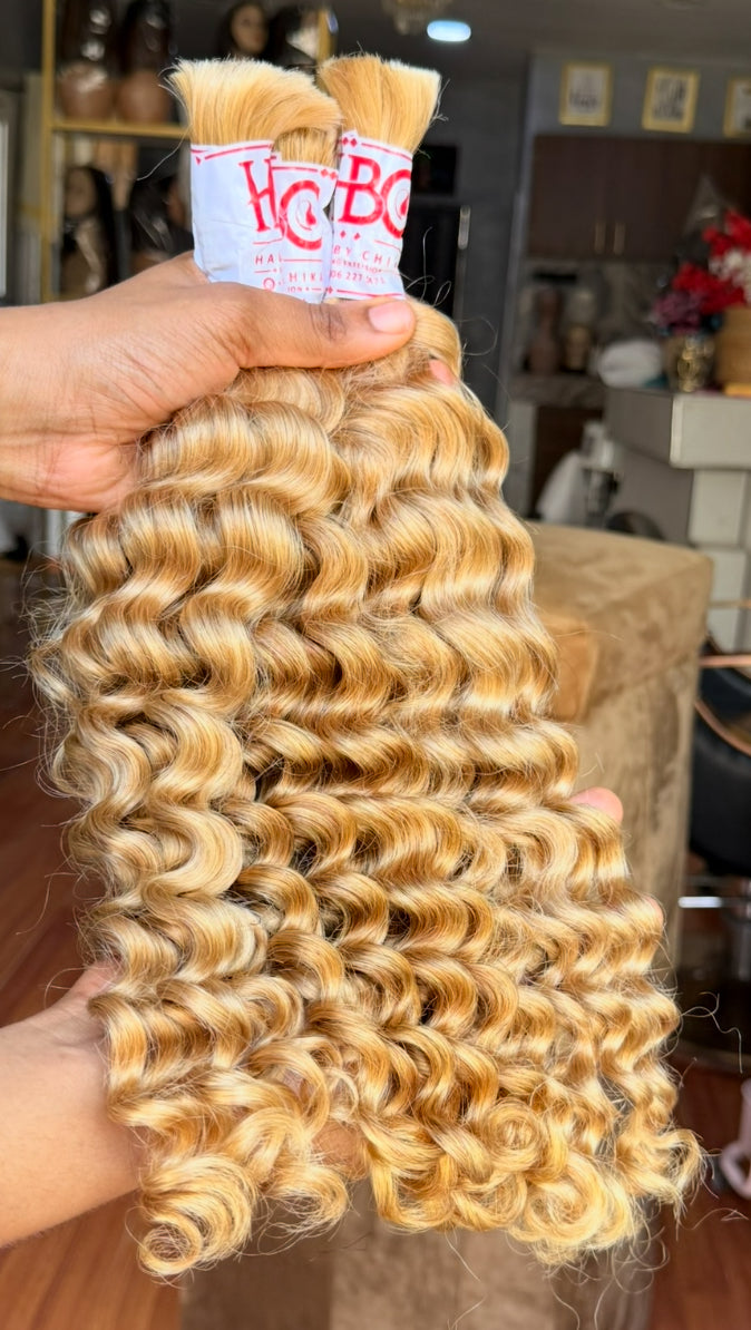 Human hair braiding extension